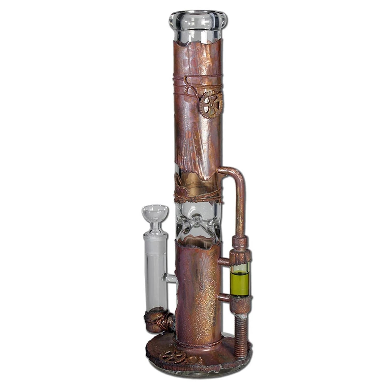 Black Leaf Archimedes Reactor Icebong mit Kupfermantel | H: 40cm, Ø: 50mm, Schl.: 18,8 mm Black Leaf